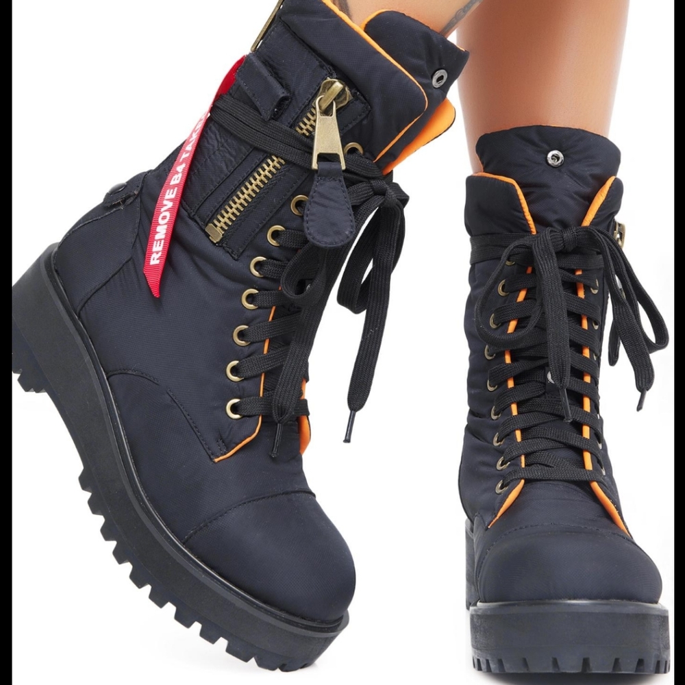 Dolls Kill Combat Boots